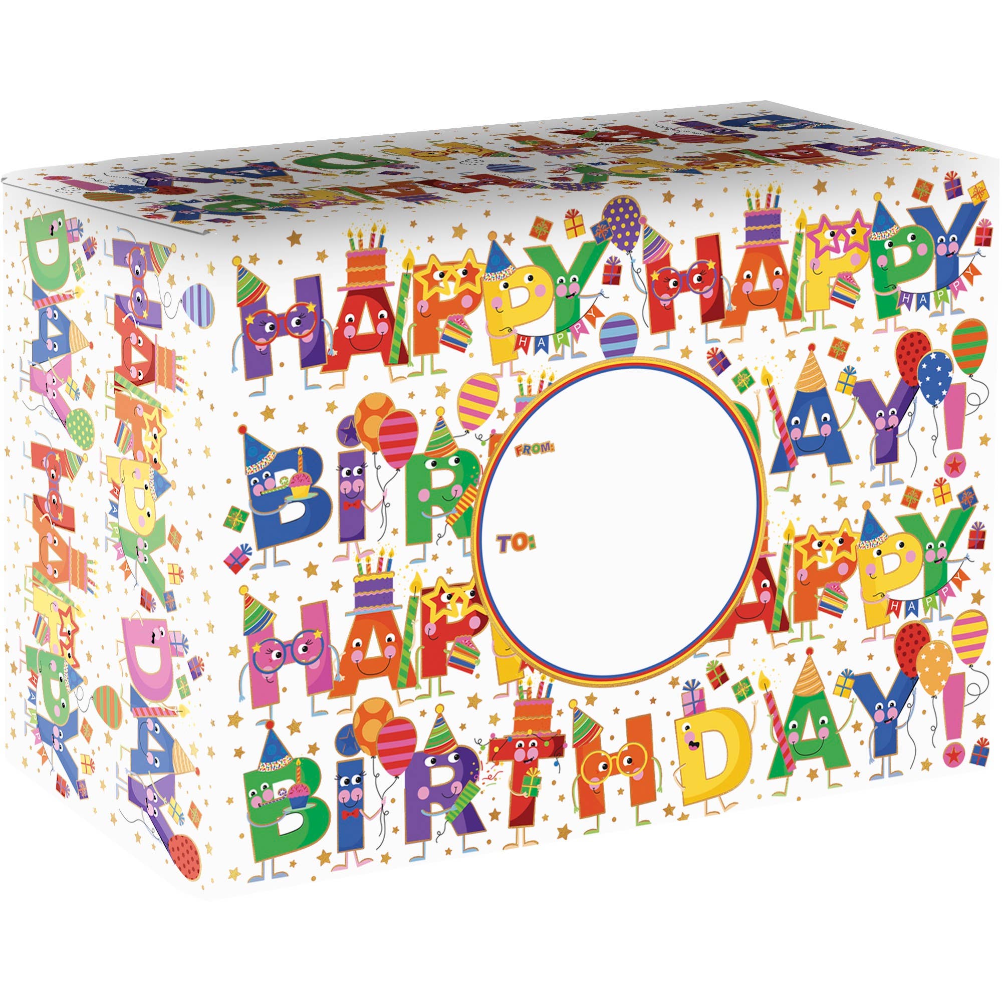 Birthday Characters Mailing Box - Medium