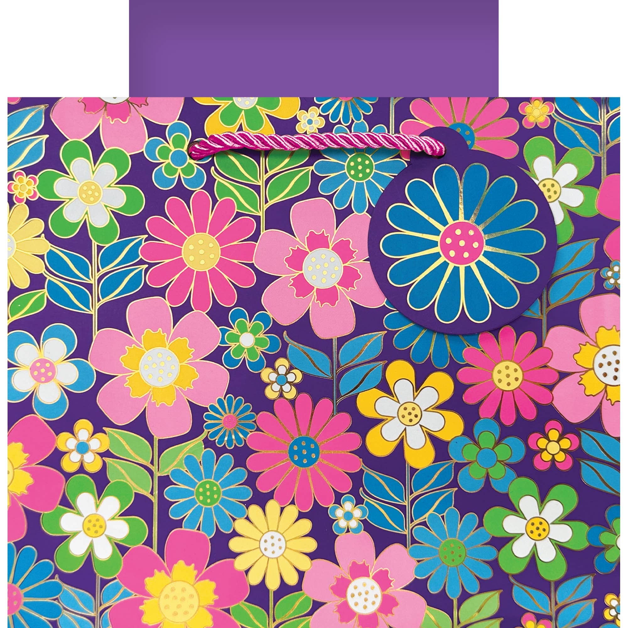 Tote w/ Tissue - Medium - Dazzling Daisies