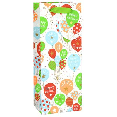 Balloons Bottle Bag & Tag