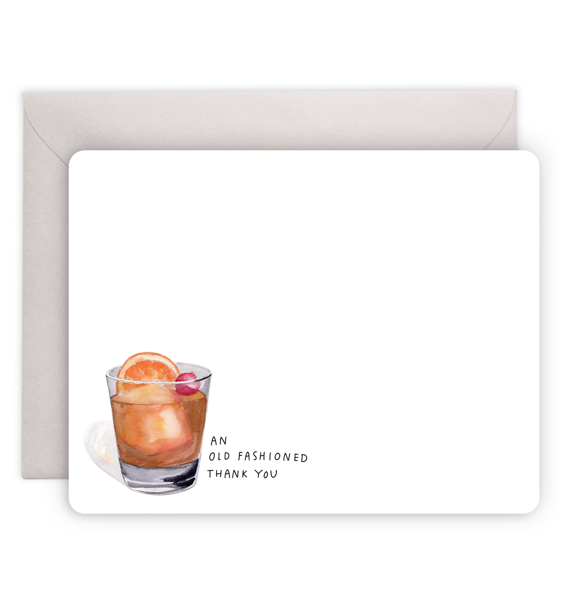 Old Fashioned Thank You Flat Notes Boxed Notecards