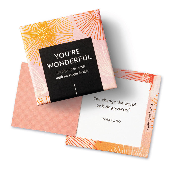 Thoughtfulls Note Cards: You're Wonderful