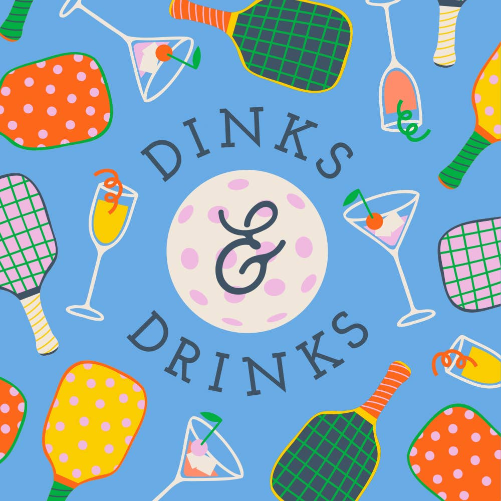 Dinks and Drinks Cocktail Napkins - 20ct