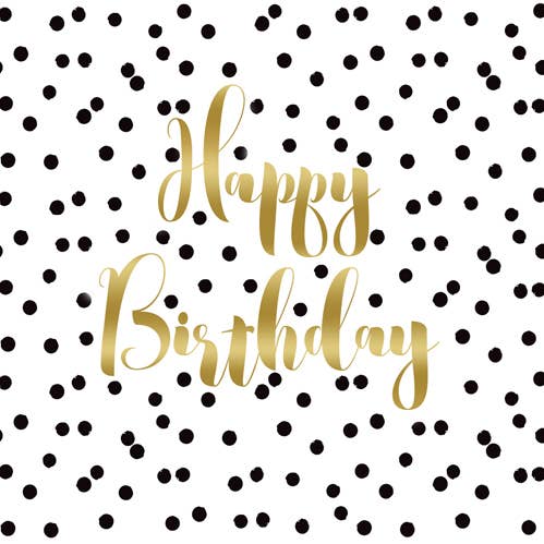 Birthday Confetti Cocktail Napkins