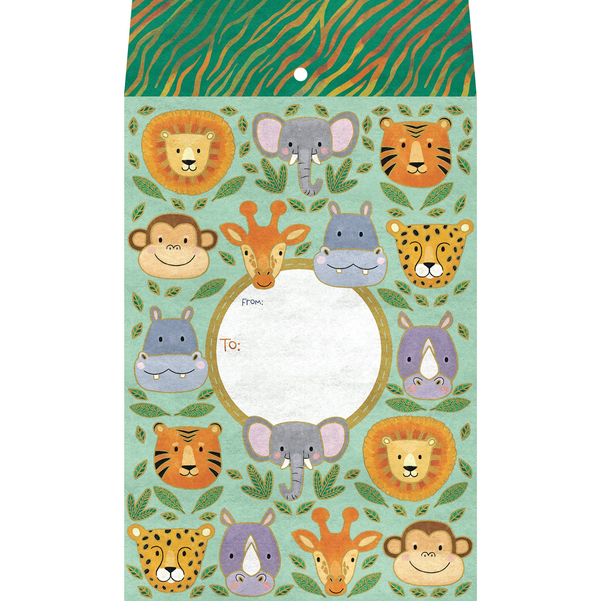 Jungle Animals Mailing Envelope - Small